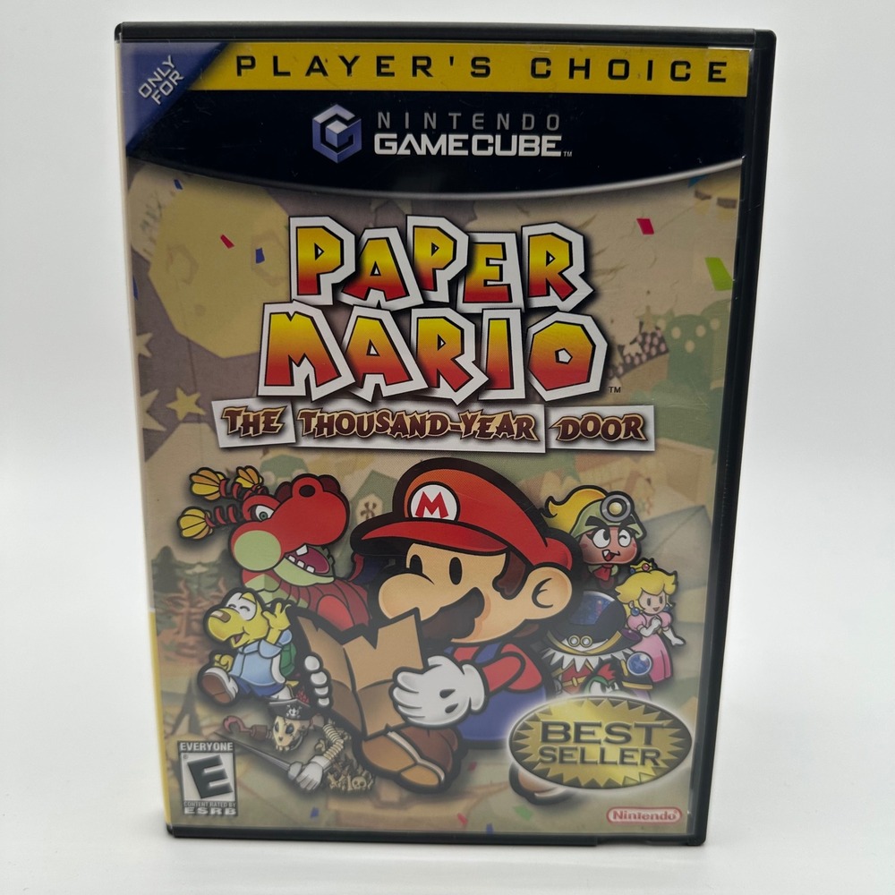 Paper Mario: The Thousand-Year Door (Nintendo, 2004) No Manual Tested & Working